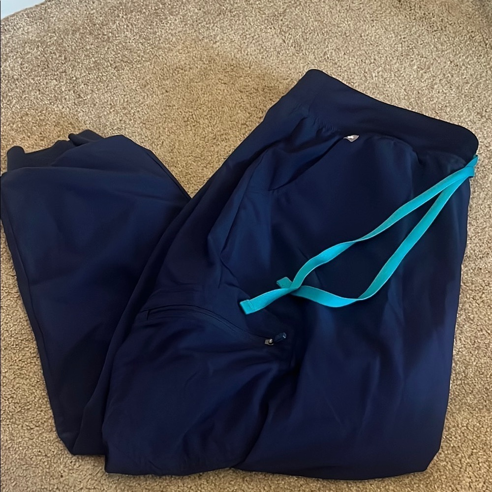 Figs Blue Joggers Relaxed Fit size XL